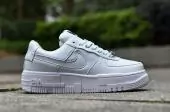 chaussures casual femme air force 1 pixel nike gray white